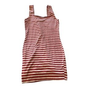 Cotton On Red and White Striped Top